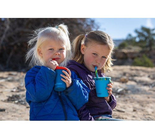 Многоразовый стакан Klean Kanteen Kid Cup Straw Lid 296мл hawaiian ocean