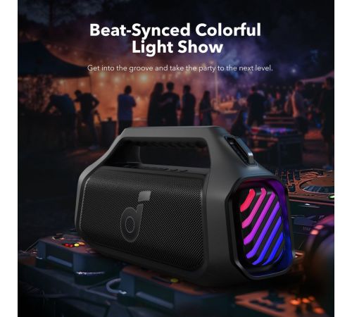 Беспроводная колонка Anker Soundcore Boom 2 Plus черный