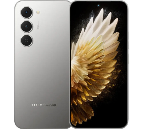 Телефон Tecno Spark 40 Pro 8GB/256GB лунный титановый