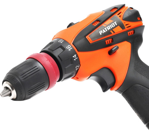 Дрель-шуруповерт Patriot BR 115Li 180201115 с 2-мя АКБ, кейс