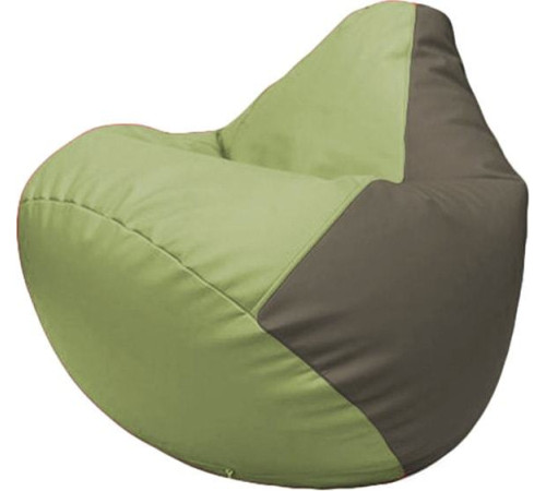 Кресло-мешок Flagman Груша Макси Г2.3-1917 оливковый/серый