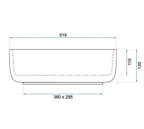 Умывальник Rea Martina U6646
