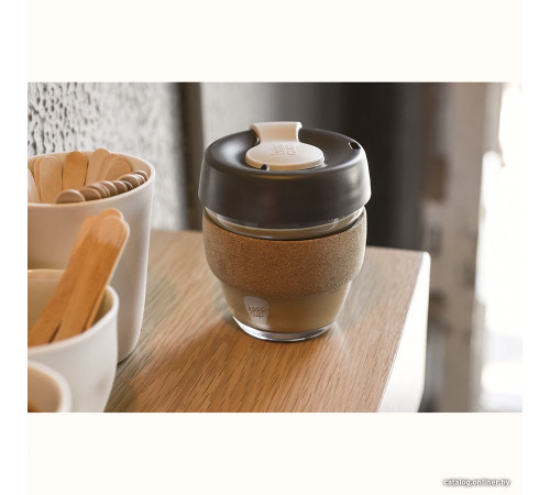 Многоразовый стакан KeepCup Brew Cork S Latte 227мл серый