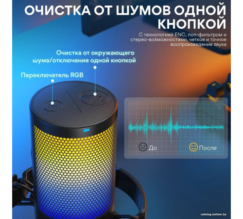 Проводной микрофон Maono DGM20 черный
