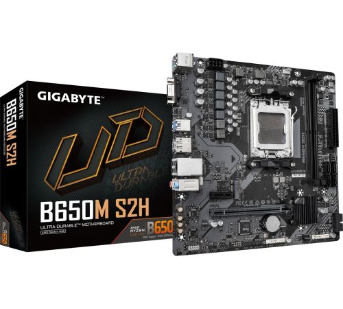 Материнская плата Gigabyte B650M S2H rev. 1.3
