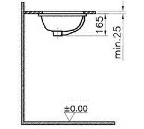 Умывальник Vitra S20 5474B003-0618