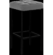 Табурет Woodville Лофт темно-серый/черный матовый