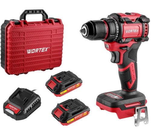 Дрель-шуруповерт Wortex BD 2025 DLi ALL1 1329836 с 2-мя АКБ, кейс