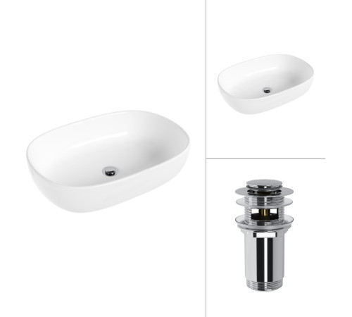 Умывальник Lauter 21836 + клапан 21190CH