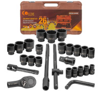 Набор трещотка с головками Forstime FT-68262-9MPB 26 предметов