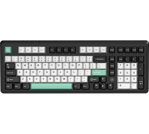 Клавиатура Ajazz AK980 V2 черный/белый/бирюзовый, Ajazz Flying Fish