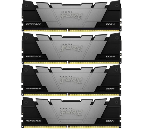 Оперативная память Kingston FURY Renegade 4x16ГБ DDR4 3600 МГц KF436C16RB12K4/64