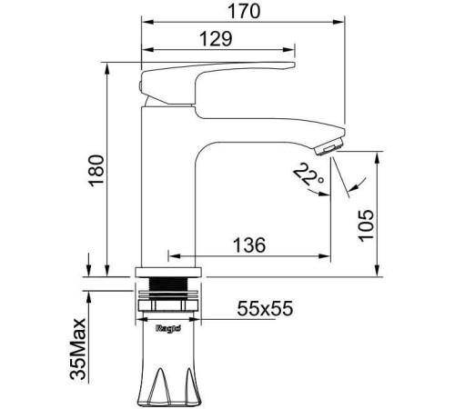 Смеситель Raglo R01.10.09