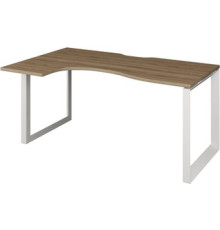 Стол Программа Техно Аргентум-МП НТМП.О-040 левый дуб сафари/белый