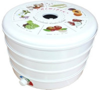 Сушилка для овощей и фруктов Спектр-Прибор Ветерок ЭСОФ2-0.5/220 3 поддона, белый