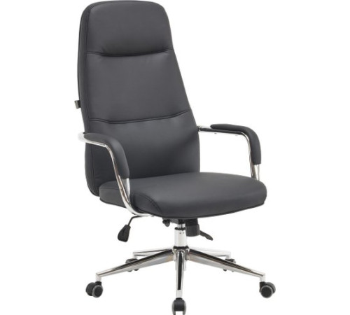 Офисное кресло Everprof Vesta экокожа, черный