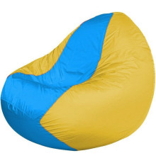 Кресло-мешок Flagman Classic К2.1-256 желтый/голубый