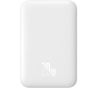 Внешний аккумулятор Baseus Magnetic Wireless PPCX020002 6000mAh белый
