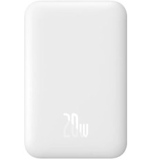 Внешний аккумулятор Baseus Magnetic Wireless PPCX020002 6000mAh белый