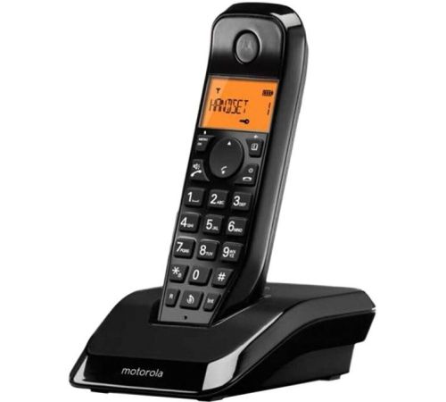 Радиотелефон Motorola S1201 черный