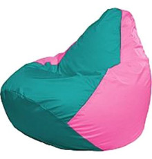 Кресло-мешок Flagman Груша Медиум Г1.1-295 бирюзовый/розовый