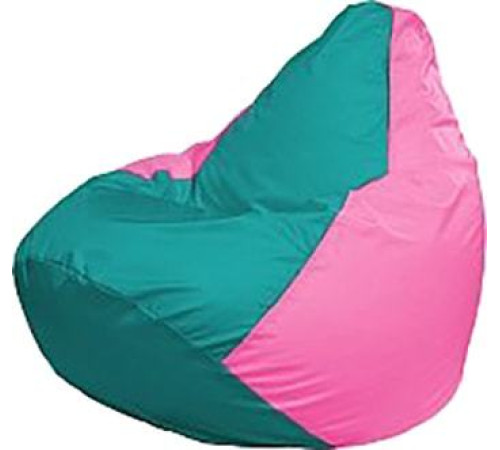 Кресло-мешок Flagman Груша Медиум Г1.1-295 бирюзовый/розовый