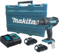 Ударная дрель-шуруповерт Makita DHP482SYE с 2-мя АКБ