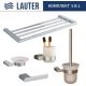 Набор аксессуаров для ванной Lauter 21SH1061 + 21SH1051 + 21SH1101 + 21SH1151 + 21SH1111 Chrome, 5 предметов