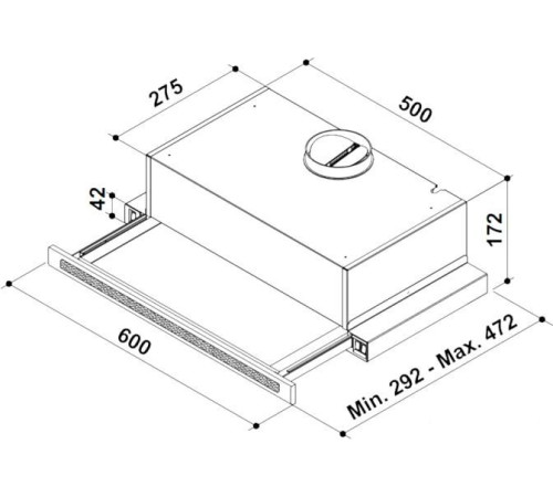 Кухонная вытяжка Korting KHP 6637 GNX