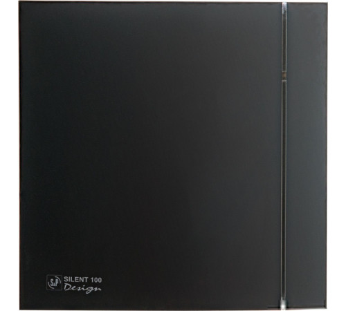 Осевой вентилятор Soler&Palau Silent-100 CHZ Matt Black Design 5210402300-011000