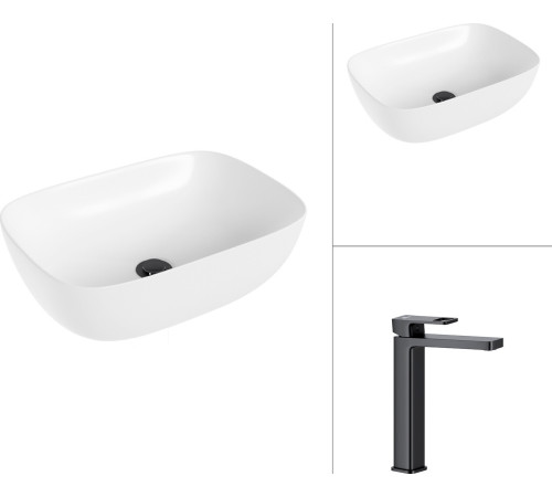 Умывальник Lauter 21493A + Cascade 21СК0655BS