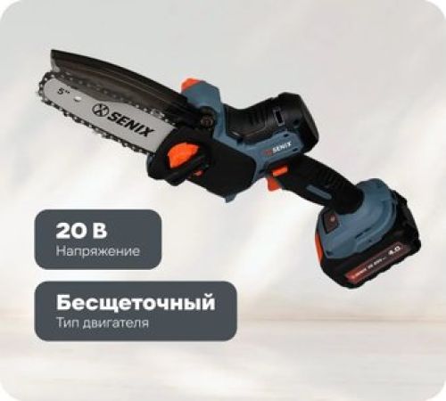 Аккумуляторная пила Senix CSX2-M3-EU с 1-им АКБ