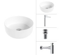 Умывальник Lauter 21499-31 + Reef 21CK8678C + сифон 21635CH + дон.клапан 21190CH хром
