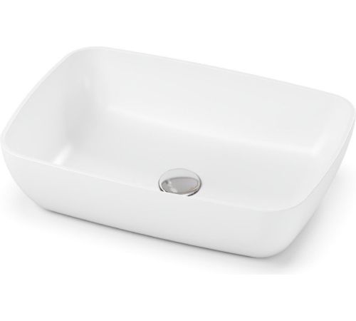 Умывальник Belux Турин 540 прямоугольник 18, белый матовый/Solid Surface