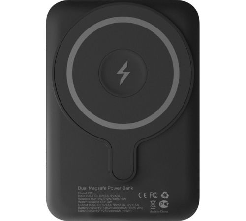 Внешний аккумулятор VLP Dual MagSafe Power Bank черный
