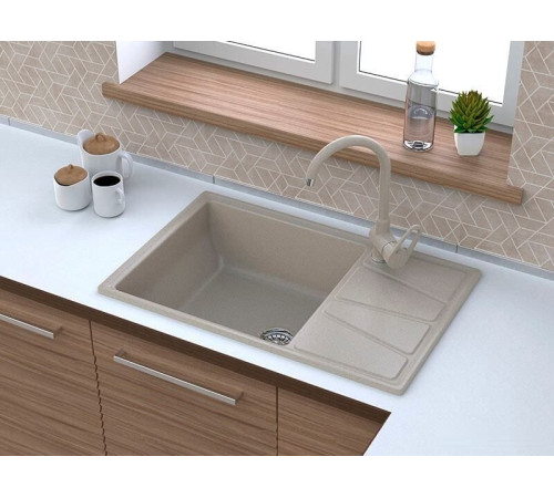 Кухонная мойка GranFest GF-V-780L серый