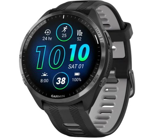 Умные часы Garmin Forerunner 965 черный/серый