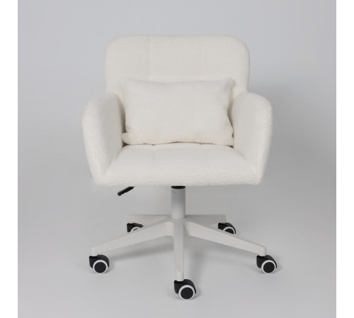 Офисное кресло AksHome Musa букле/белый