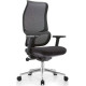Офисное кресло SitUp Sakura Black Chrome сетка Black/ Black