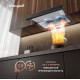 Кухонная вытяжка Weissgauff TEL 600 2M Black Glass