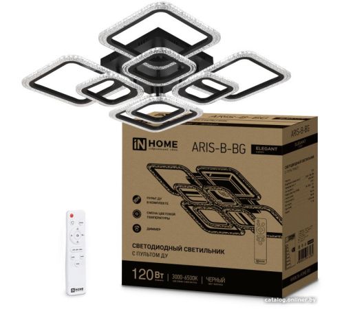 Припотолочная люстра In Home Elegant ARIS-B-BG 4690612043265