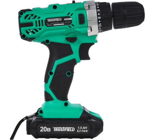 Дрель-шуруповерт Trustfield ETCD-18.2.1 с 2-мя АКБ, кейс