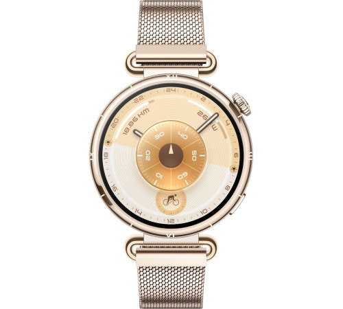 Умные часы Huawei Watch GT 6 41 мм золотистый, с золотистым миланским браслетом, международная версия