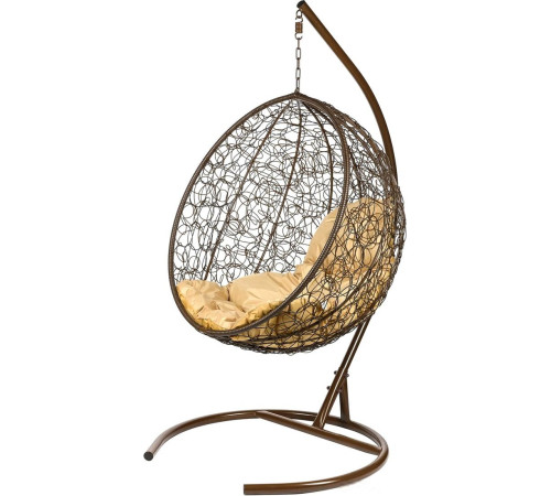 Подвесное кресло BiGarden Kokos коричневый/бежевый