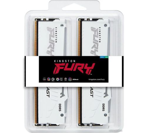 Оперативная память Kingston FURY Beast RGB 2x32ГБ DDR5 5600 МГц KF556C36BWEAK2-64