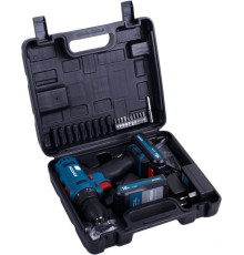 Дрель-шуруповерт Кратон CD-18-Li-2.0 31101057 с 2-мя АКБ 2 Ач, кейс, оснастка