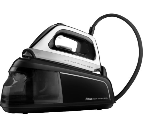 Утюг Ufesa Luxe Steam Glide черный/белый