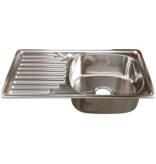 Кухонная мойка Mixline 530530 правая, полированная, 0.6 мм