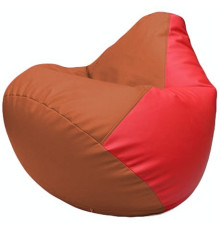 Кресло-мешок Flagman Груша Г2.3-2309 оранжевый/красный