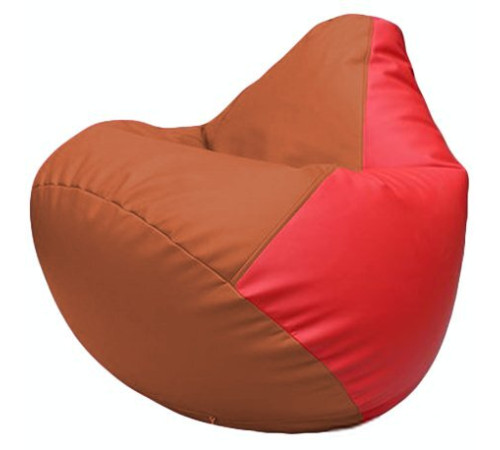 Кресло-мешок Flagman Груша Г2.3-2309 оранжевый/красный
